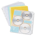 Two-Sided CD/DVD Pages for Three-Ring Binder