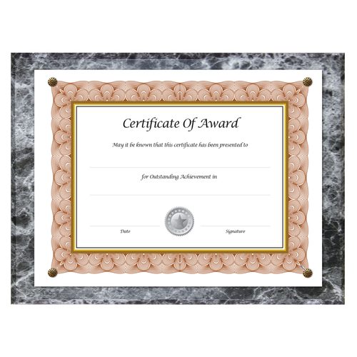 Award-A-Plaque Document Holder