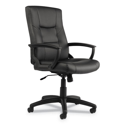 Alera YR Series Executive High-Back Swivel/Tilt Bonded Leather Chair