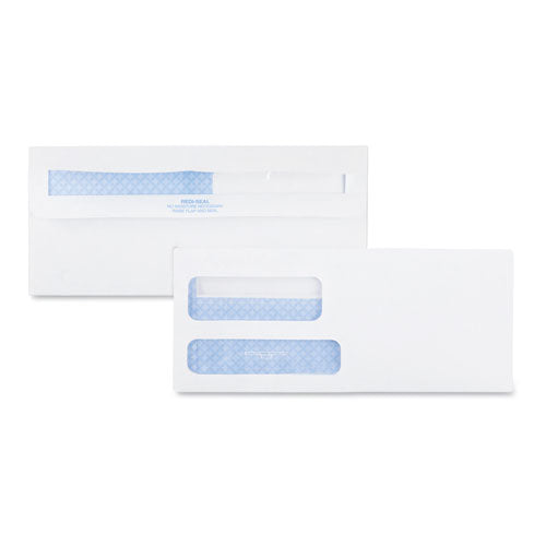 Double Window Redi-Seal Security-Tinted Envelope