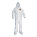 A30 Elastic Back and Cuff Hooded/Boots Coveralls