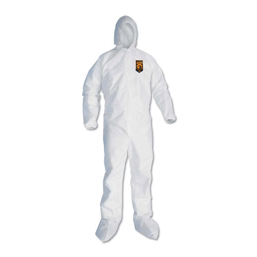 A30 Elastic Back and Cuff Hooded/Boots Coveralls