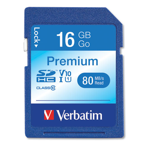 16GB Premium SDHC Memory Card