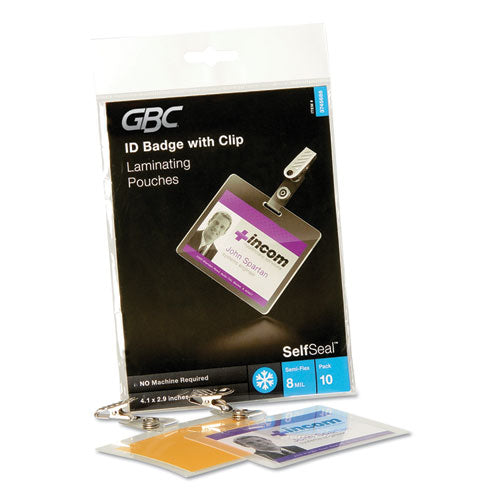 SelfSeal Self-Adhesive Laminating Pouches and Single-Sided Sheets