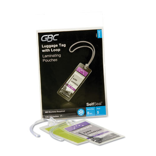 SelfSeal Self-Adhesive Laminating Pouches and Single-Sided Sheets