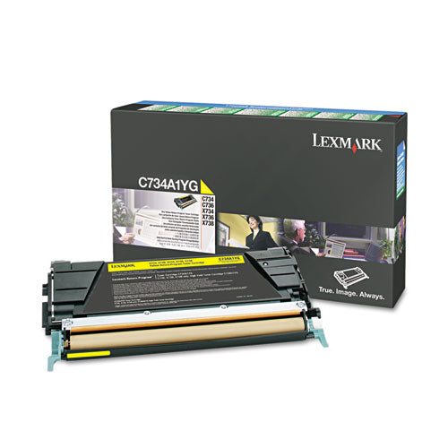 C734A1YG Return Program Toner