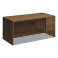 10500 Series "L" Workstation Right Pedestal Desk with 3/4 Height Pedestal