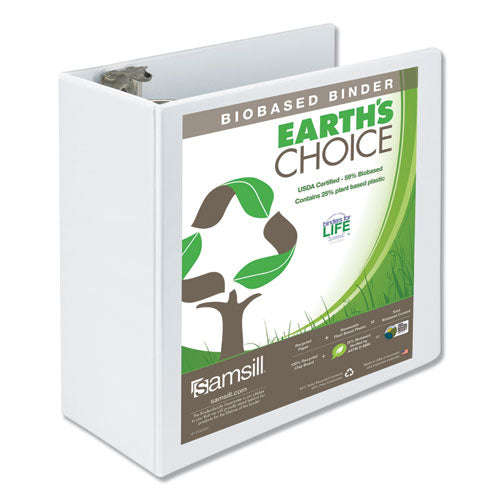 Earth's Choice Plant-Based Round Ring View Binder