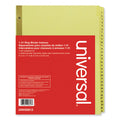 Deluxe Preprinted Plastic Coated Tab Dividers with Black Printing