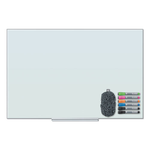 Floating Glass Dry Erase Board