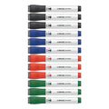 Chisel Tip Low-Odor Dry-Erase Markers with Erasers