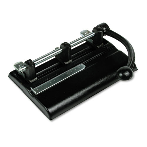 40-Sheet High-Capacity Lever Action Adjustable Two- to Seven-Hole Punch
