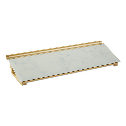 Glass Dry Erase Desktop Computer Pad