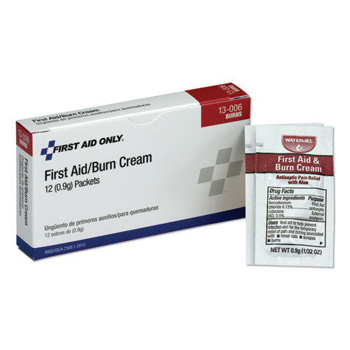 First Aid Kit Refill Burn Cream Packets