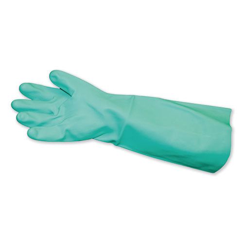 Long-Sleeve Unlined Nitrile Gloves