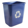 Soft-Sided Recycle Logo Plastic Wastebasket