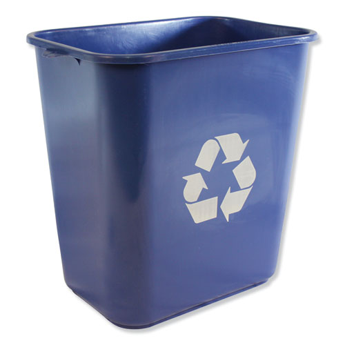 Soft-Sided Recycle Logo Plastic Wastebasket