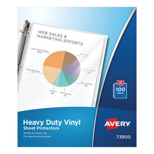 Heavy Duty Vinyl Sheet Protector Value Pack