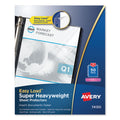 Super Heavyweight Easy Load Diamond Clear Sheet Protector