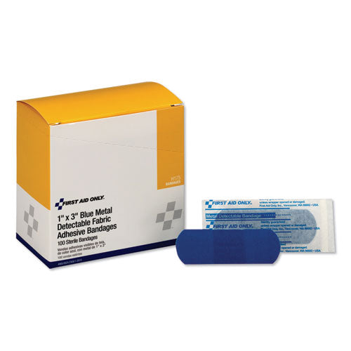 Adhesive Blue Metal Detectable Bandages
