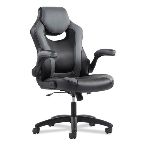 9-One-One High-Back Racing Style Chair with Flip-Up Arms