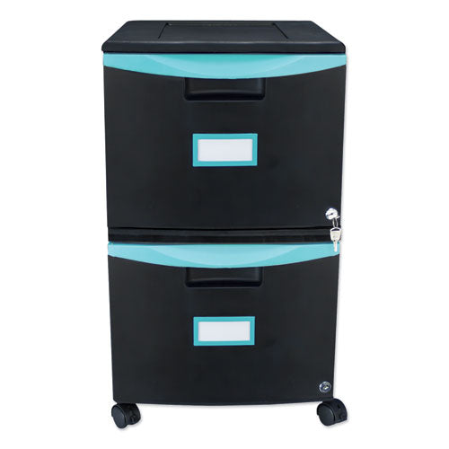 Two-Drawer Mobile Filing Cabinet