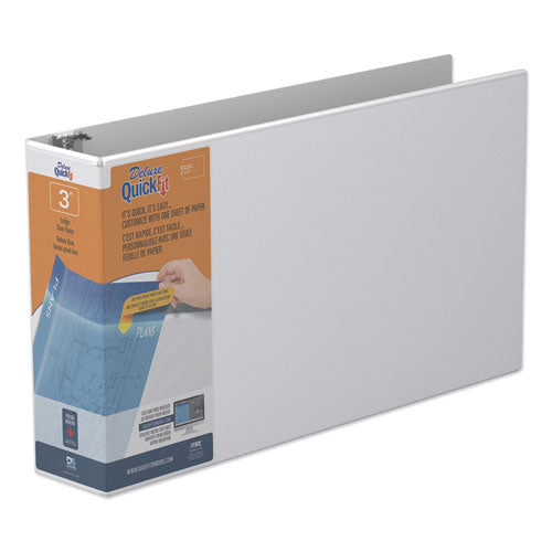QuickFit Ledger D-Ring View Binder