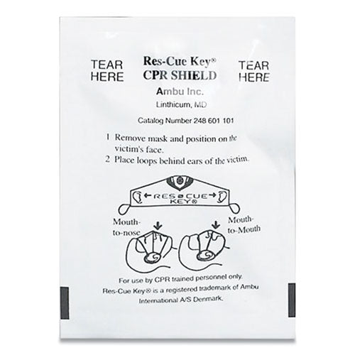 CPR Face Shield with Elastic Ear Bands