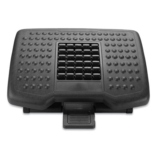 Adjustable Height Footrest with Rollers for Massage