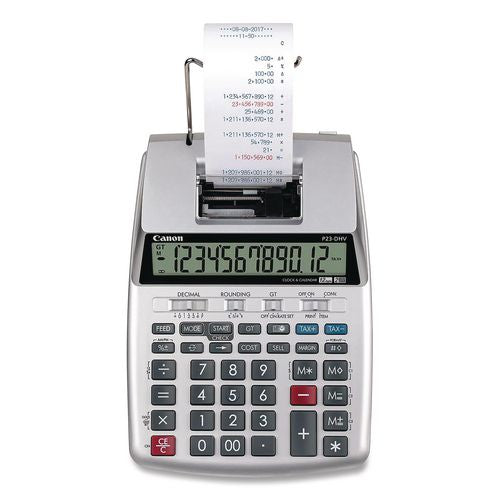 P23-DHV-3 12-Digit Desktop Calculator