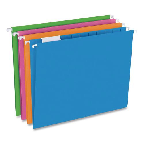 Glow Poly Hanging File Folders