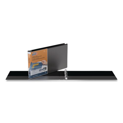 QuickFit Landscape Spreadsheet Round Ring View Binder