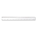 Transparent Shatter-Resistant Plastic Ruler