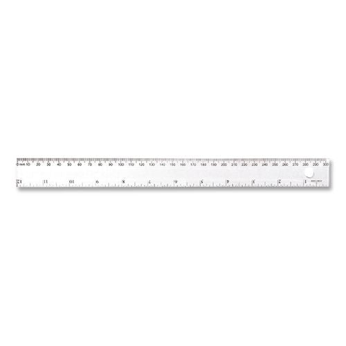 Transparent Shatter-Resistant Plastic Ruler
