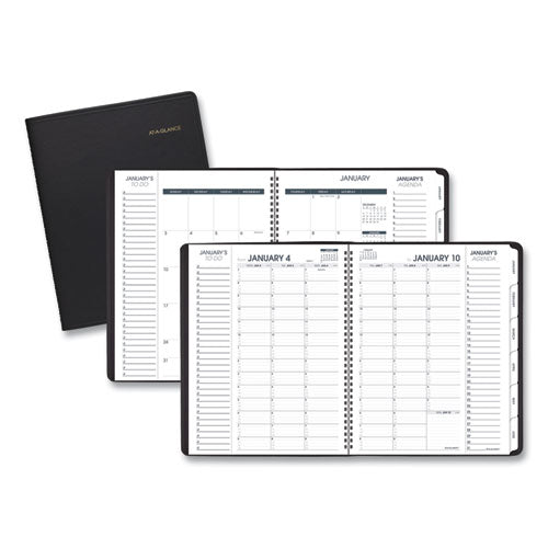 Triple View Weekly Vertical-Column Format Appointment Book