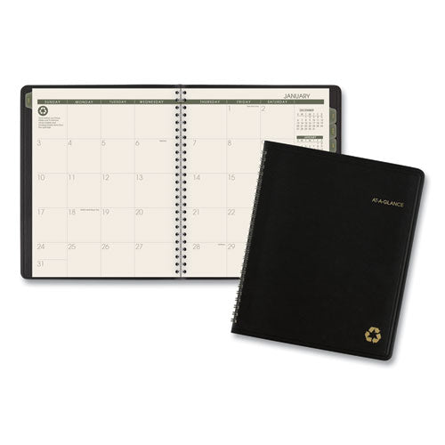 Recycled Monthly Planner with Perforated Memo Section