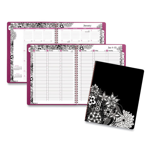 Floradoodle Weekly/Monthly Professional Planner