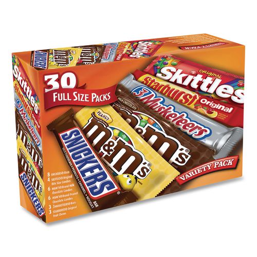 Full-Size Candy Bars Variety Pack