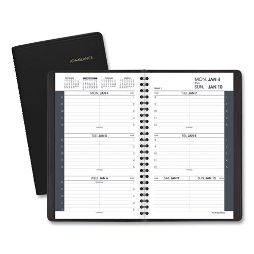 Weekly Block Format Appointment Book Ruled for Hourly Appointments