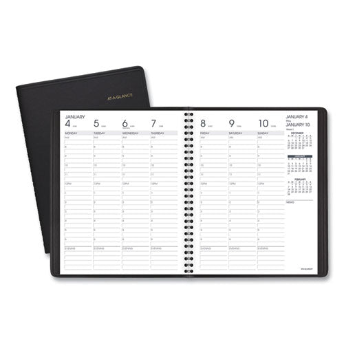 Weekly Vertical-Column Appointment Book Ruled for Hourly Appointments