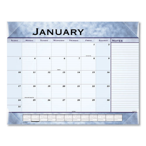 Slate Blue Desk Pad