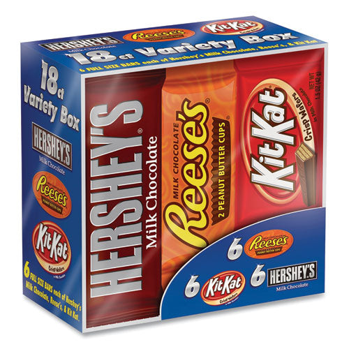 Full Size Chocolate Candy Bar Variety Pack