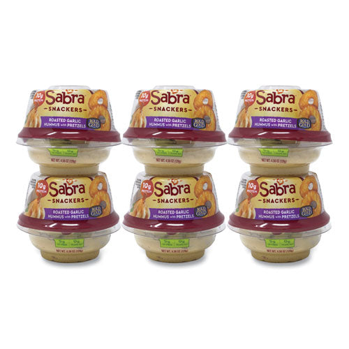 Classic Hummus with Pretzel