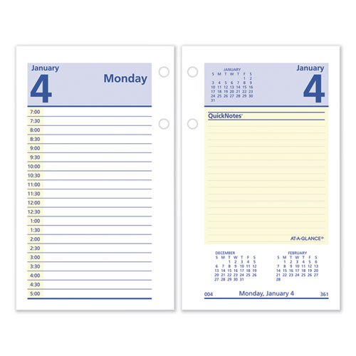 QuickNotes Desk Calendar Refill