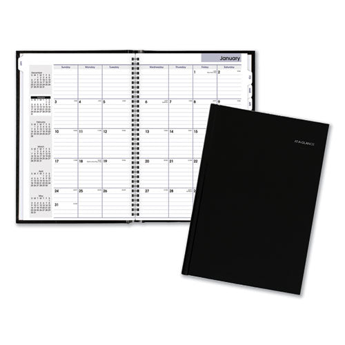 DayMinder Hard-Cover Monthly Planner