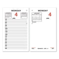 Two-Color Desk Calendar Refill