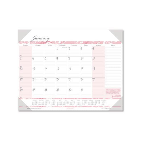 Recycled Monthly Desk Pad Calendar