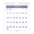 Mini Monthly Wall Calendar with Fold-Out Easel