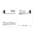 Compact Desk Calendar Refill