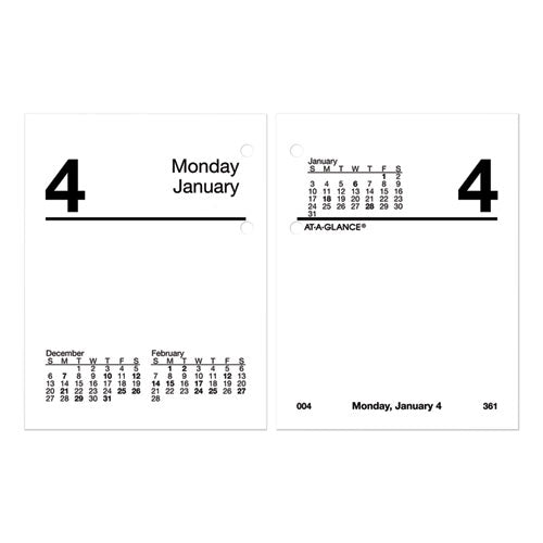 Compact Desk Calendar Refill
